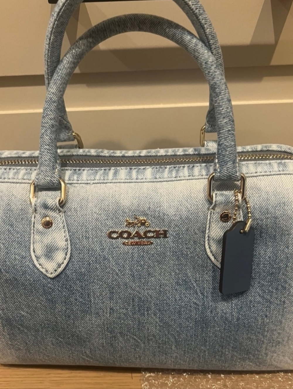 Coach Loved Denim Rowan NWT